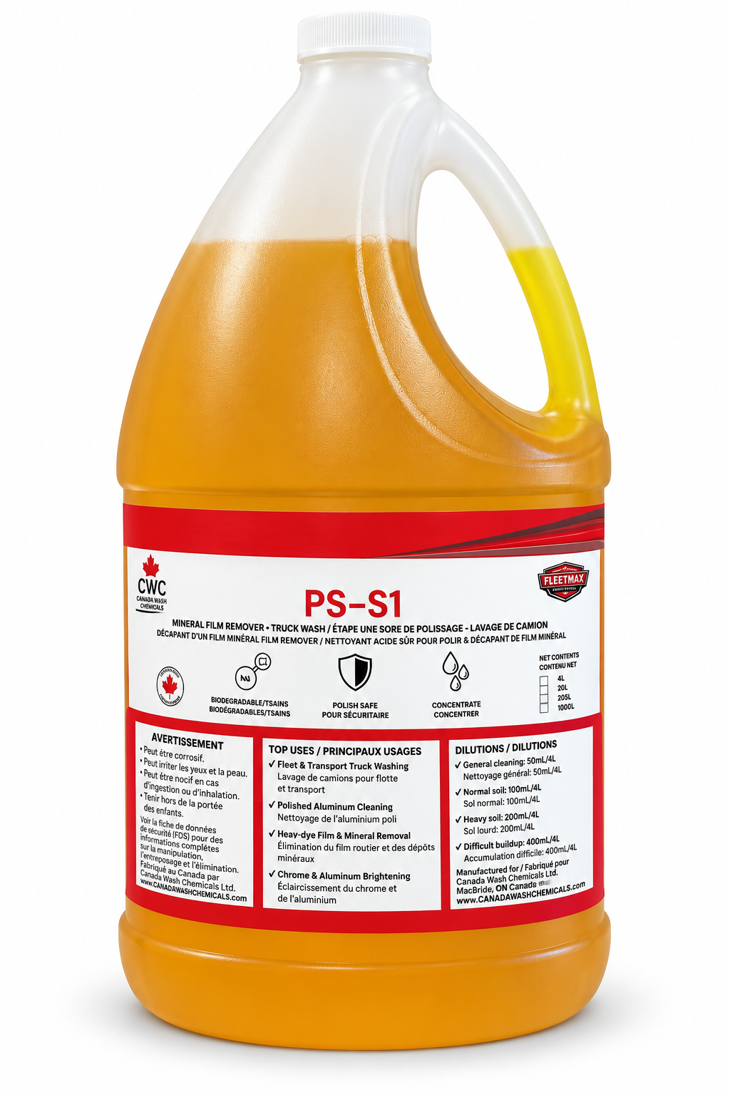 PS-S1 Polish Safe Step One – Fleet Safe Inorganic Film Remover