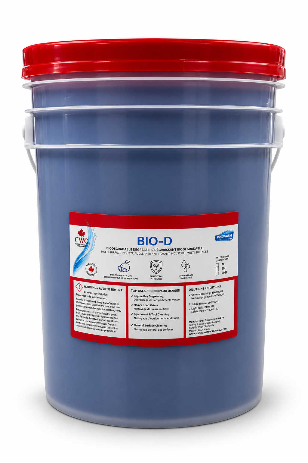BIO-D Biodegradable Degreaser – PH Neutral Orange Extract Cleaner