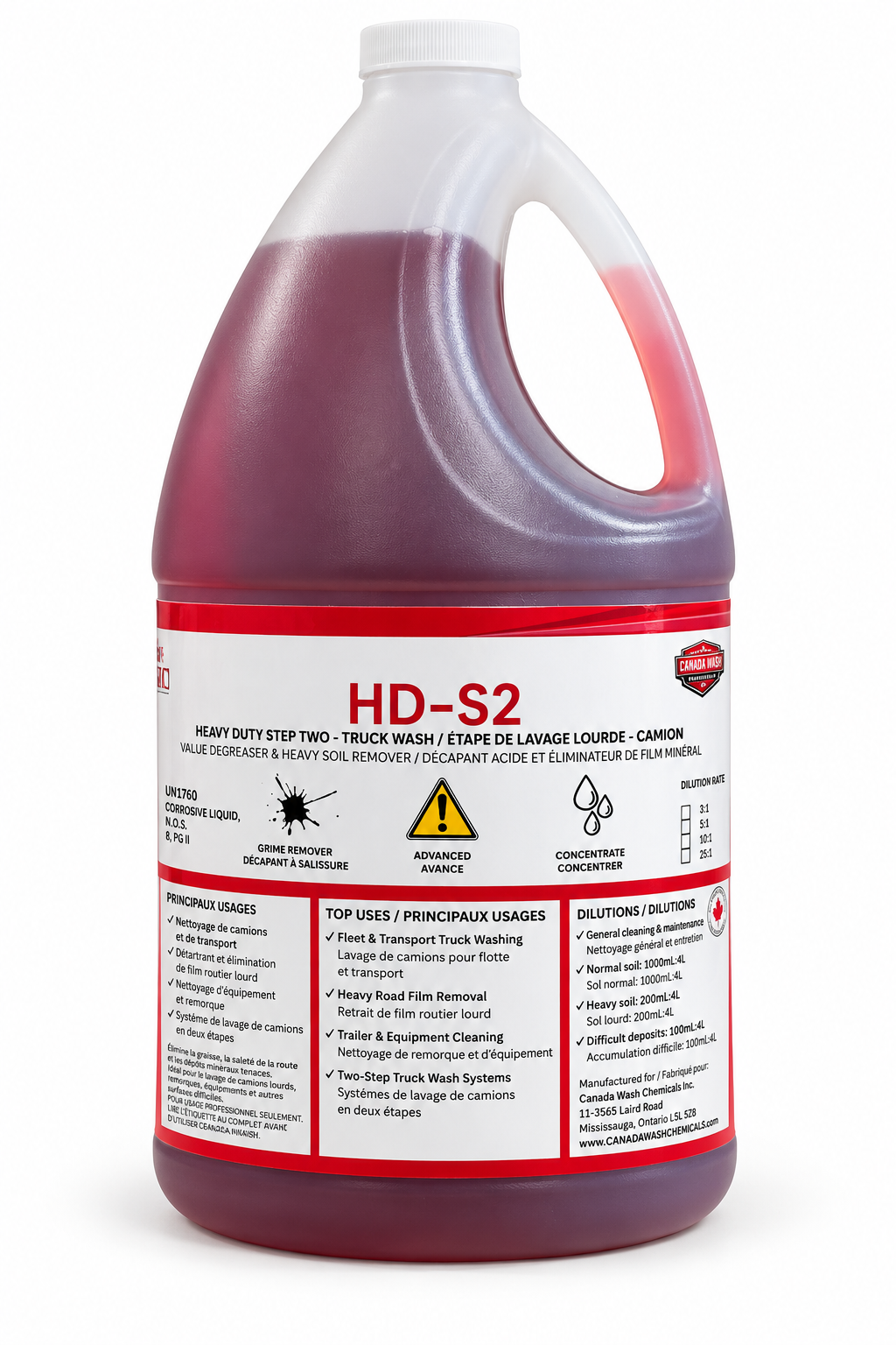 HD-S2 Heavy Duty Step Two – Industrial Alkaline Cleaner