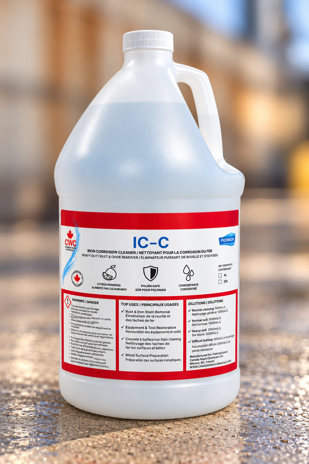 IC-C Iron & Corrosion Cleaner – Rust Remover & Iron Deposit Lifter