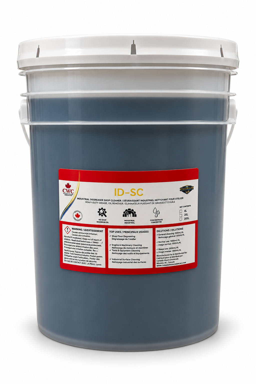 ID-SC Industrial Degreaser & Shop Cleaner  High-pH Heavy Grease Remover
