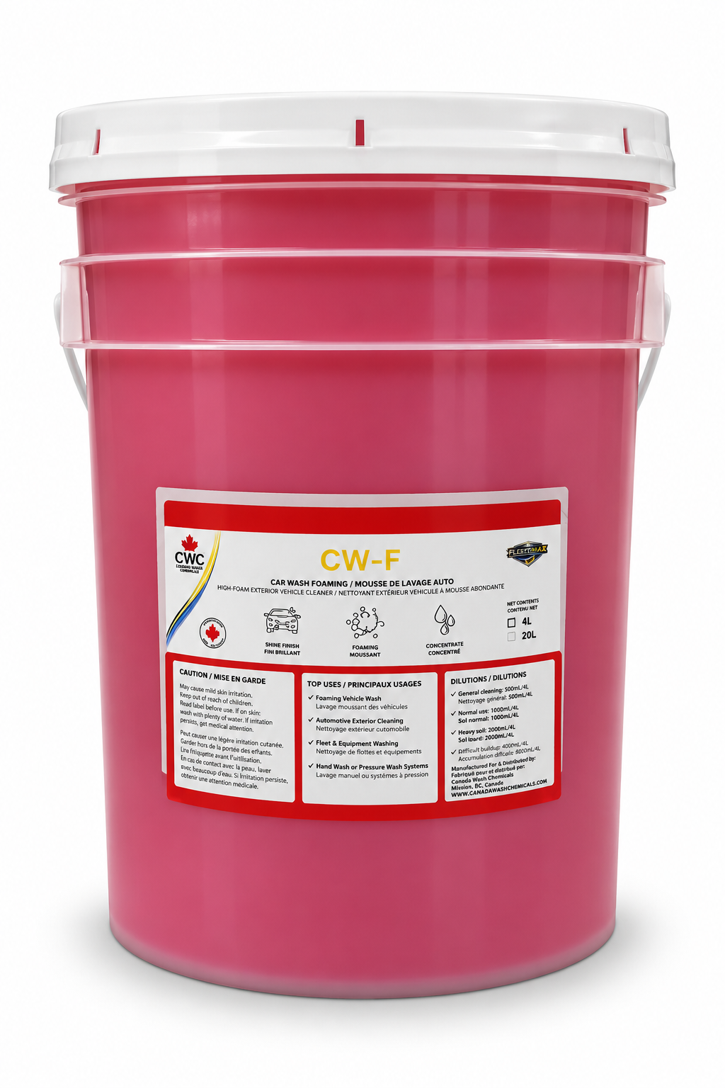 CW-F Car Wash Foaming – High-Foam Vehicle & Fleet Cleaning Detergent