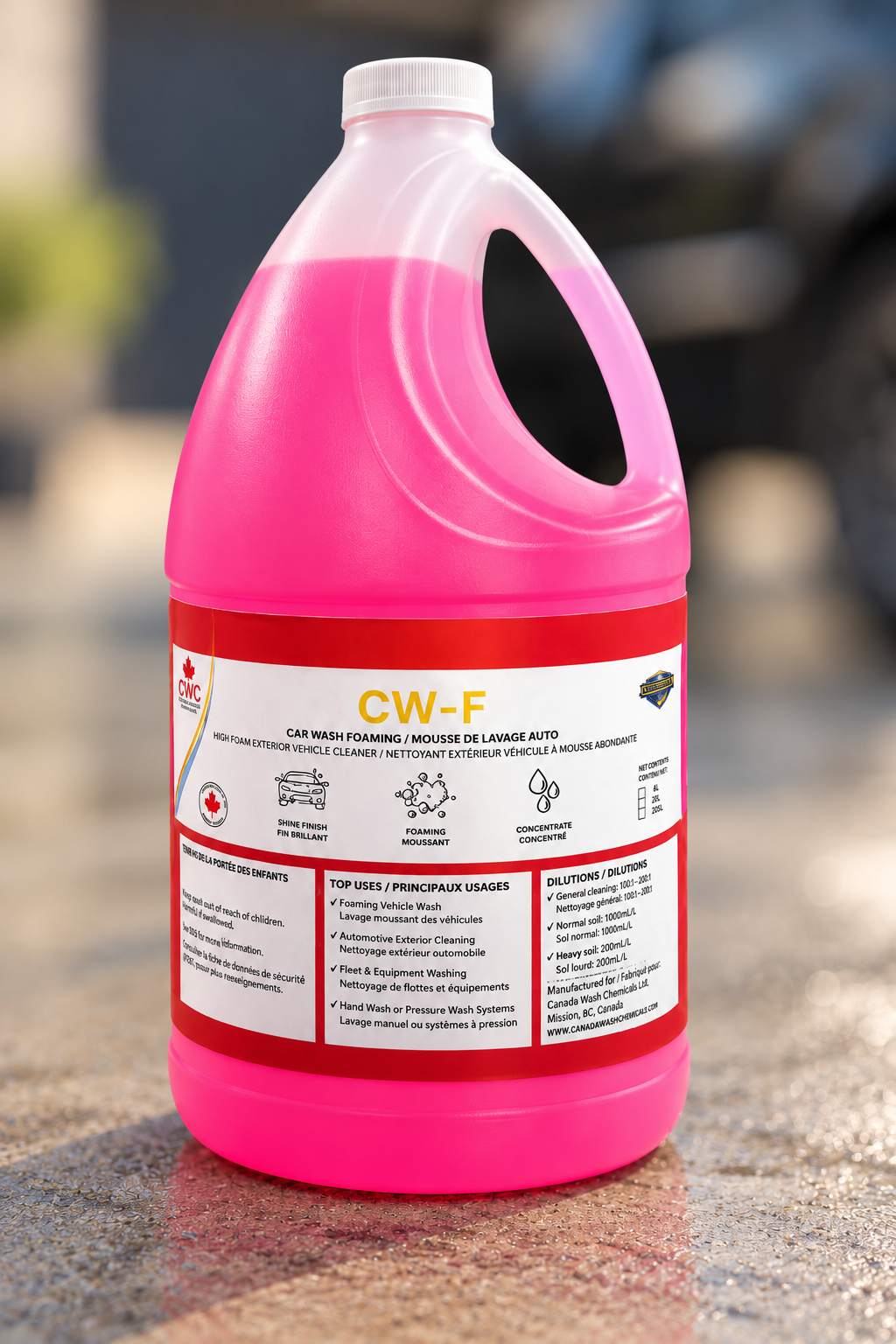 CW-F Car Wash Foaming – High-Foam Vehicle & Fleet Cleaning Detergent