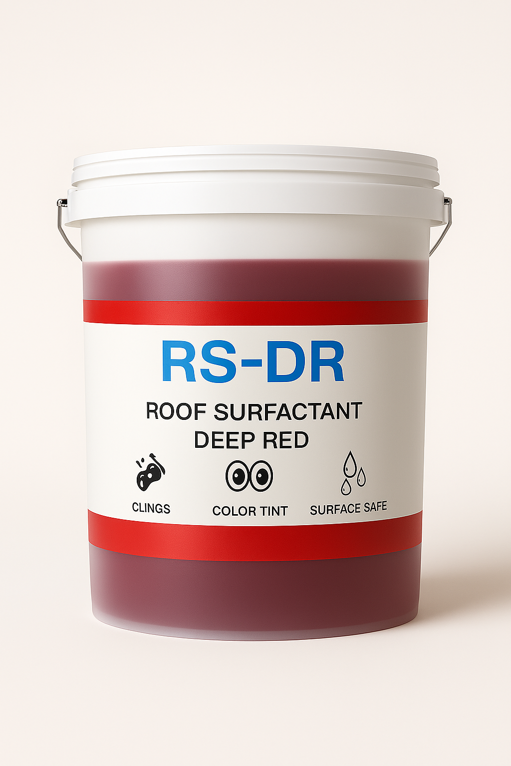 RS-DR Roof Surfactant – Deep Red | High-Cling Soft Wash Additive