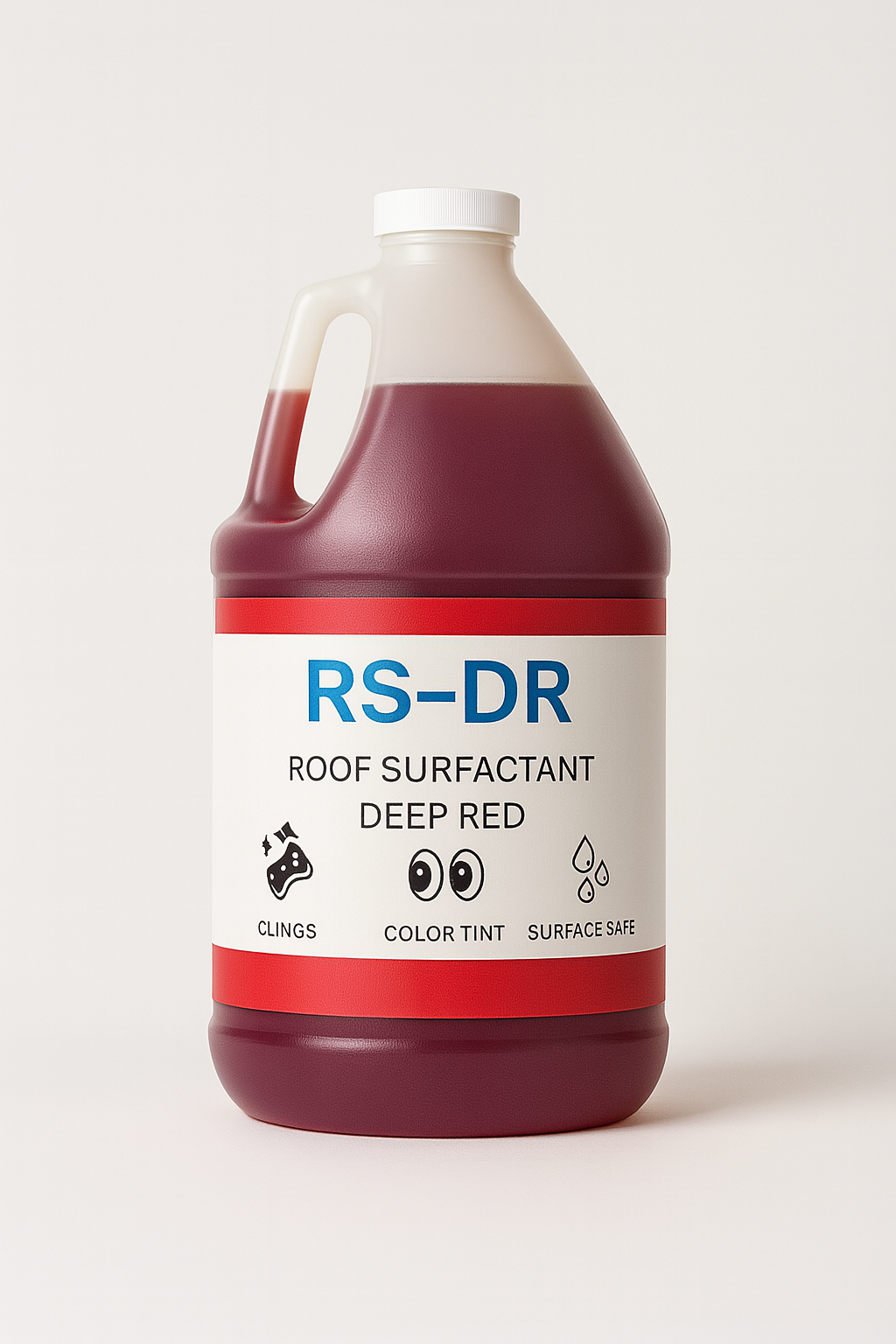 RS-DR Roof Surfactant – Deep Red | High-Cling Soft Wash Additive